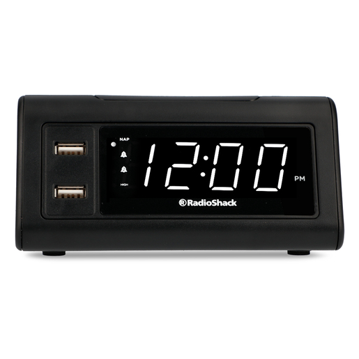 Despertador Digital RadioShack LED 2 puertos USB Despertador Digital RadioShack LED 2 puertos USB