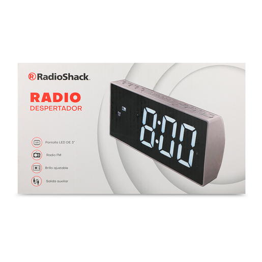 Radio Despertador GS2018 RadioShack, Radio y relojes