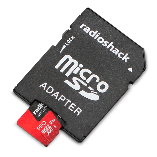 Tarjeta Micro SD RadioShack / 64 gb, Almacenamiento