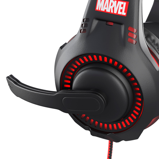 Audífonos Gamer Spiderman Xtech M541SM / Multiplataforma / Negro con rojo 