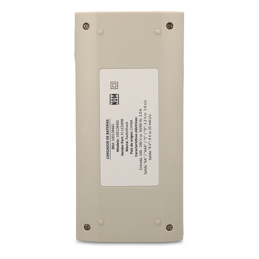 Cargador de Pilas Recargables RadioShack AA AAA C 9V y D Cargador de Pilas Recargables RadioShack AA AAA C 9V y D