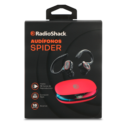 Audífonos Inalámbricos Spider RadioShack Negro