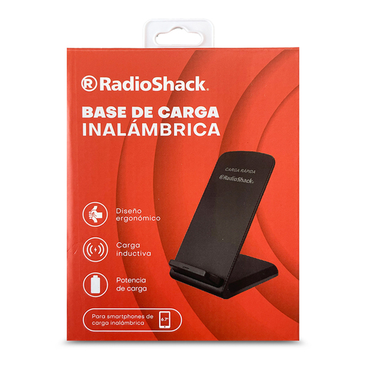 Cargador Inalámbrico W0214-15 RadioShack Negro
