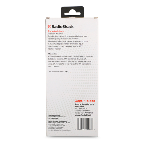 Soporte para Celular Motocicleta RadioShack 360 grados Soporte para Celular Motocicleta RadioShack 360 grados
