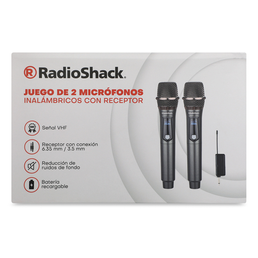 Micrófonos Inalámbricos VHF RadioShack 2 piezas