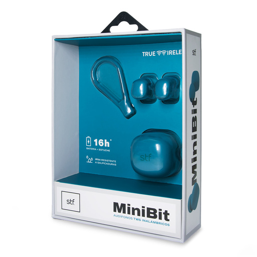 Audífonos Inalámbricos Mini Bit STF Azul Audífonos Inalámbricos Mini Bit STF Azul