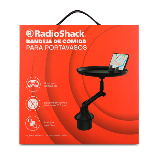 Soporte para Celular con Charola Portavasos RadioShack