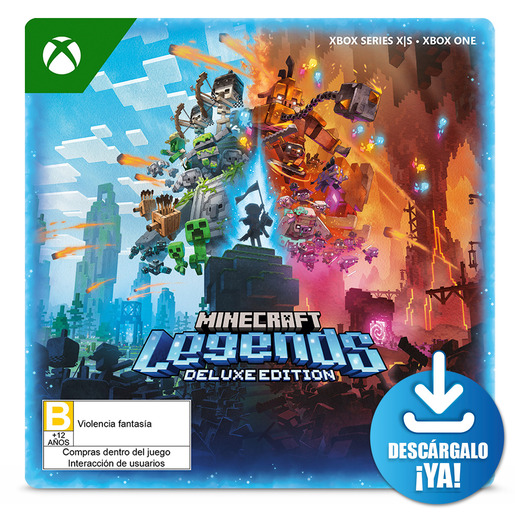 Minecraft Legends Juego completo Delux Xbox One y Series X·S Minecraft Legends Juego completo Delux Xbox One y Series X·S