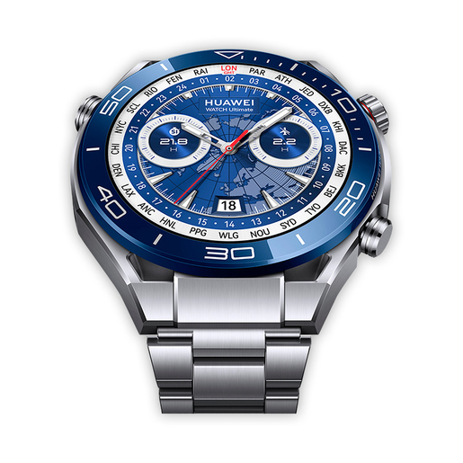 Smartwatch Huawei Watch Ultimate 48.5 mm Plata con azul