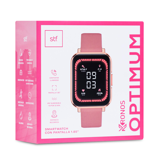 Smartwatch Kronos Optimum STF Rosa