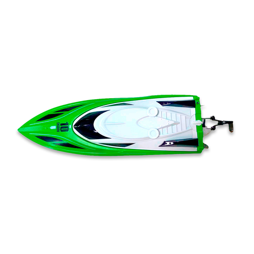 Lancha de Control Remoto Speed Boat RadioShack Verde con Blanco