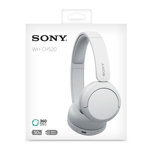 Sony-auriculares inalámbricos WH-CH520, cascos originales con