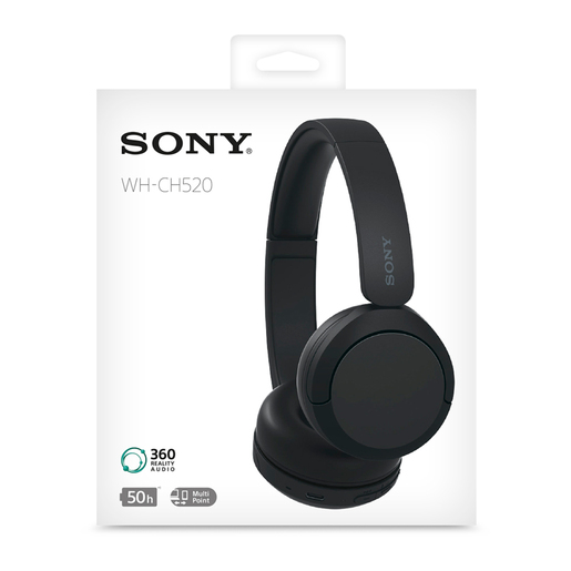 Audífonos Bluetooth WH-CH520 Sony Negro