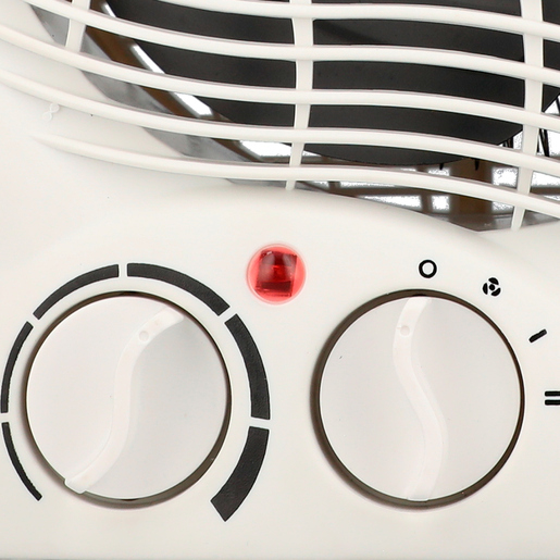 Calefactor con Ventilador Eléctrico RadioShack 2 potencias Blanco Calefactor con Ventilador Eléctrico RadioShack 2 potencias Blanco
