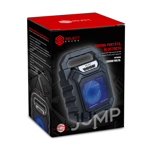 Bocina Bluetooth Jump BT1404 Select Sound Negro