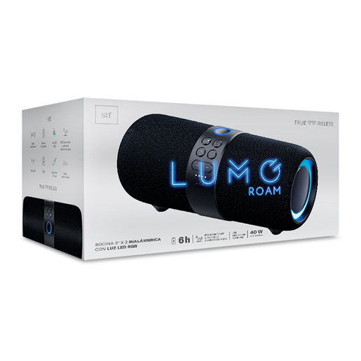 Bocina Bluetooth Lumo Roam STF Negro