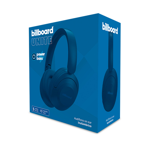 Audífonos de Diadema Bluetooth Unite Billboard Azul