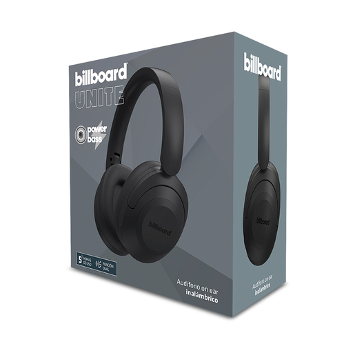 Audífonos de Diadema Bluetooth Unite Billboard Negro Audífonos de Diadema Bluetooth Unite Billboard Negro