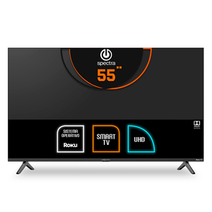 Pantalla Spectra Smart TV Roku 55-RSPF 55 pulg. UHD
