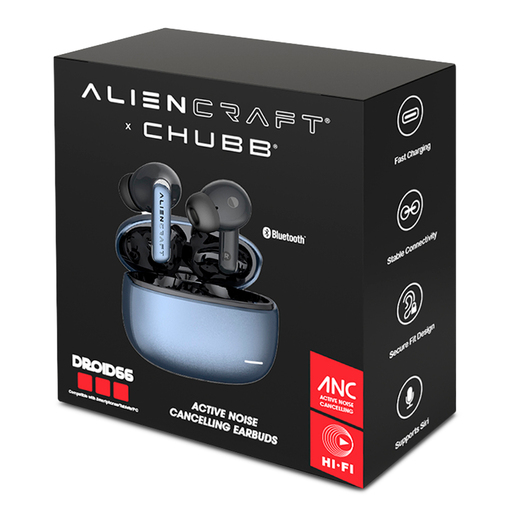 Audífonos Inalámbricos Aliencraft Droid66 Gris