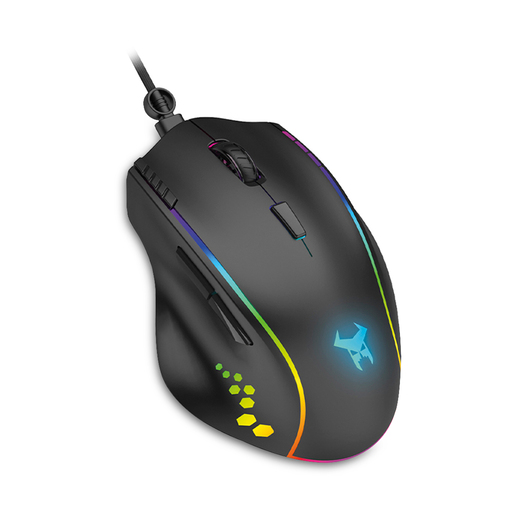 Mouse Gamer Alámbrico Abysmal Arsenal Prime 7D Beast STF Negro