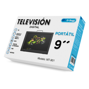 Televisión Digital Portátil MT-901 DBugg 9 pulg.