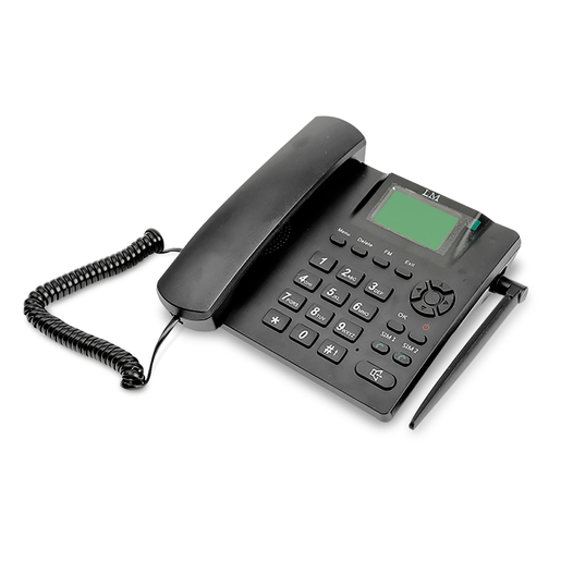 Teléfono Alámbrico con Altavoz 751 LM 2 Sim Negro Teléfono Alámbrico con Altavoz 751 LM 2 Sim Negro