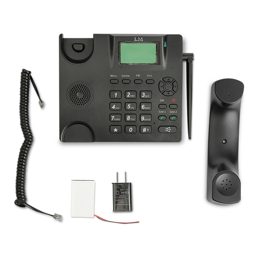 Teléfono Alámbrico con Altavoz 751 LM 2 Sim Negro Teléfono Alámbrico con Altavoz 751 LM 2 Sim Negro