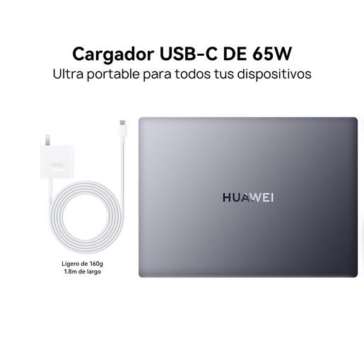 Laptop Huawei MateBook 14 14 pulg. Intel Core i5 1tb SSD 16gb RAM Gris