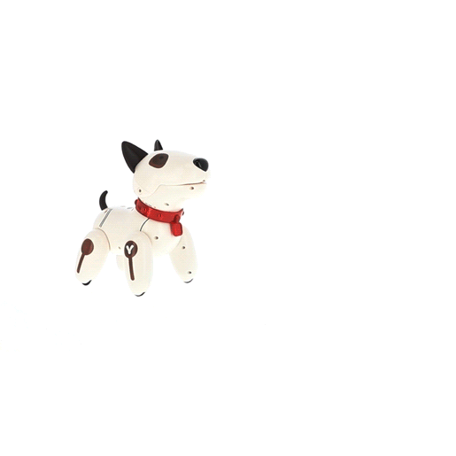 Perro Terry a Control Remoto RadioShack Blanco / Café  Perro Terry a Control Remoto RadioShack Blanco / Café