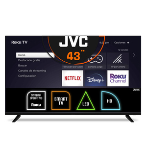 Pantalla JVC Smart TV Roku Frameless SI43FRF 43 pulg. Led FHD Pantalla JVC Smart TV Roku Frameless SI43FRF 43 pulg. Led FHD