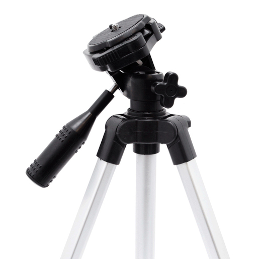 Tripié para Cámara 1.33 m TR-5 Solidex / Aluminio / Plata con negro Tripié para Cámara 1.33 m TR-5 Solidex / Aluminio / Plata con negro
