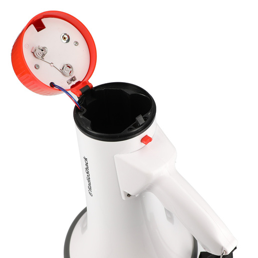 Megáfono Recargable RadioShack Blanco con Naranja Megáfono Recargable RadioShack Blanco con Naranja