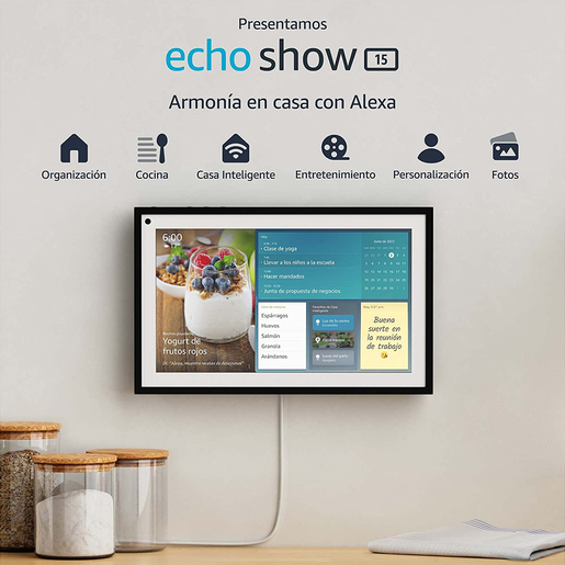Amazon Echo Show 15 Alexa / Negro