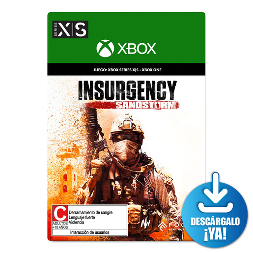 Insurgency Sandstorm / Juego digital / Xbox One / Xbox Series X·S / Descargable Insurgency Sandstorm / Juego digital / Xbox One / Xbox Series X·S / Descargable