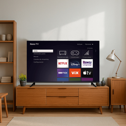 Pantalla JVC Smart TV Roku Frameless SI65URF 65 pulg. 4K  Pantalla JVC Smart TV Roku Frameless SI65URF 65 pulg. 4K