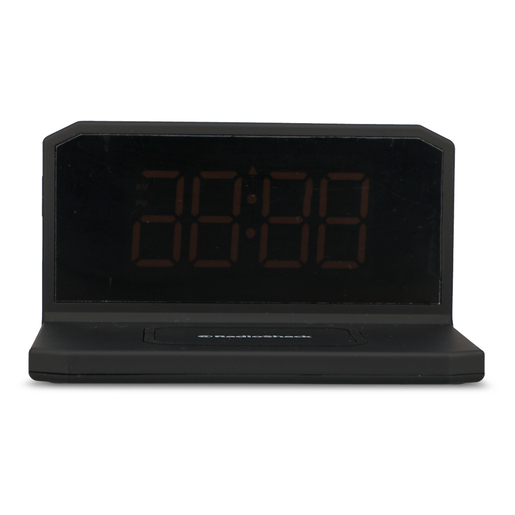 Reloj de Carga Inalámbrica RadioShack Luz LED Negro Reloj de Carga Inalámbrica RadioShack Luz LED Negro