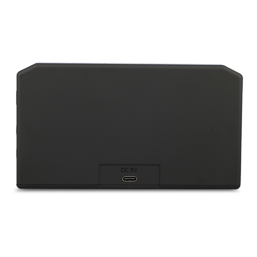 Reloj de Carga Inalámbrica RadioShack Luz LED Negro Reloj de Carga Inalámbrica RadioShack Luz LED Negro