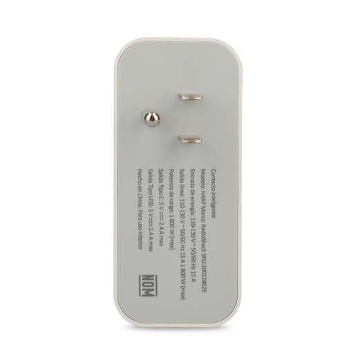 Contacto Inteligente RadioShack WiFi USB A y Tipo C Alexa Google Assistant Contacto Inteligente RadioShack WiFi USB A y Tipo C Alexa Google Assistant