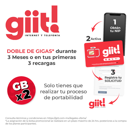 SIM para Celular giit! 4G LTE SIM para Celular giit! 4G LTE
