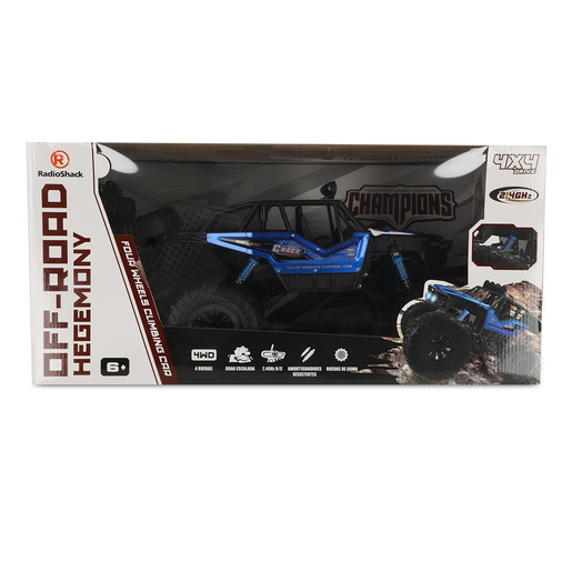 Carro de Control Remoto Off Road Hegemony RadioShack Azul Carro de Control Remoto Off Road Hegemony RadioShack Azul