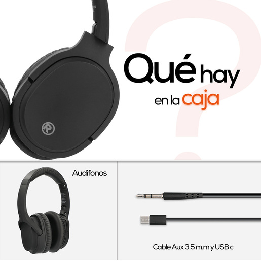 Audífonos Inalámbricos On ear RadioShack Negro Audífonos Inalámbricos On ear RadioShack Negro