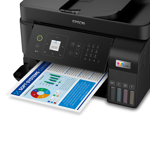 Impresora Multifuncional de Inyección de Tinta Epson Ecotank L5590 Wi-Fi Impresora Multifuncional de Inyección de Tinta Epson Ecotank L5590 Wi-Fi