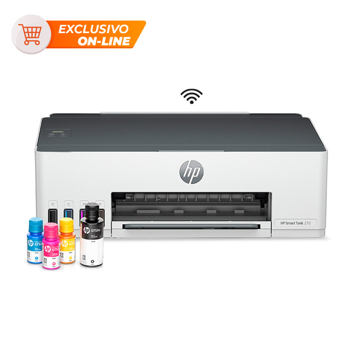 Impresora Tinta Continua a Color HP Smart Tank 210 Wifi HP Smart App Impresora Tinta Continua a Color HP Smart Tank 210 Wifi HP Smart App
