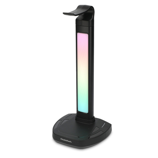 Soporte para Audífonos Gamer RadioShack con Luz RGB Negro Soporte para Audífonos Gamer RadioShack con Luz RGB Negro