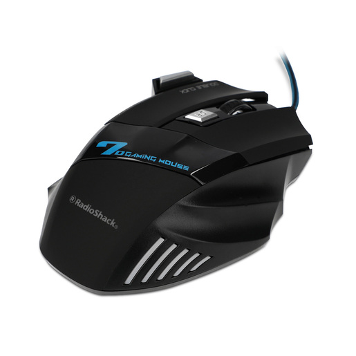 Mouse Gamer Ergonómico RadioShack Luces LED 7 botones Negro Mouse Gamer Ergonómico RadioShack Luces LED 7 botones Negro