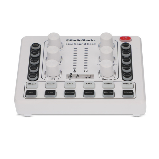 Mezcladora de Sonido RadioShack 12 efectos Blanco Mezcladora de Sonido RadioShack 12 efectos Blanco