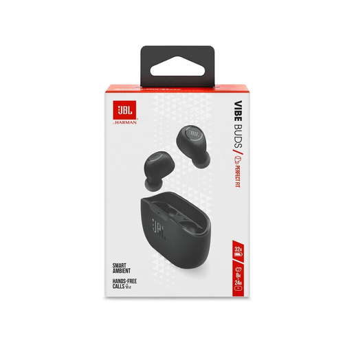 Audífonos Bluetooth In Ear Vibe Buds JBL Negro Audífonos Bluetooth In Ear Vibe Buds JBL Negro