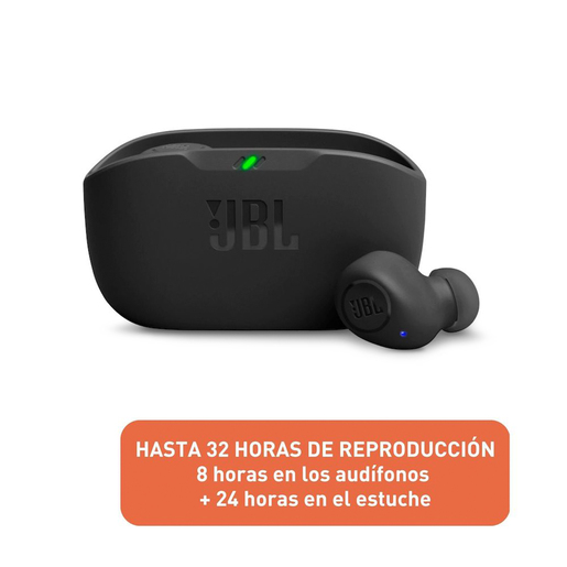 Audífonos Bluetooth In Ear Vibe Buds JBL Negro Audífonos Bluetooth In Ear Vibe Buds JBL Negro