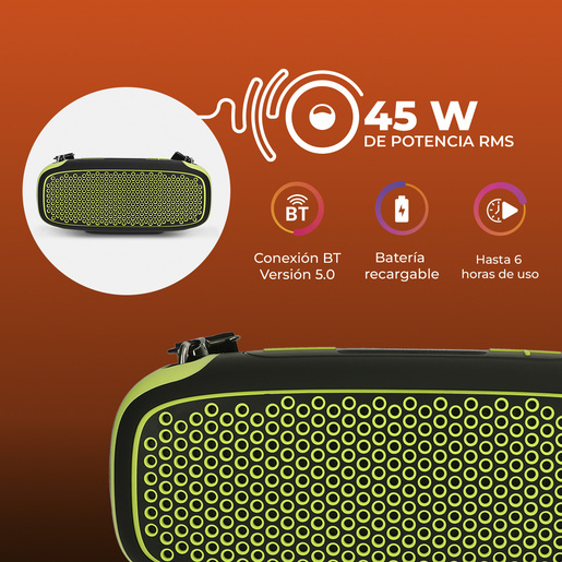 Bocina PortΓ‘til RadioShack con MicrΓ³fono Bocinas, Bafles y